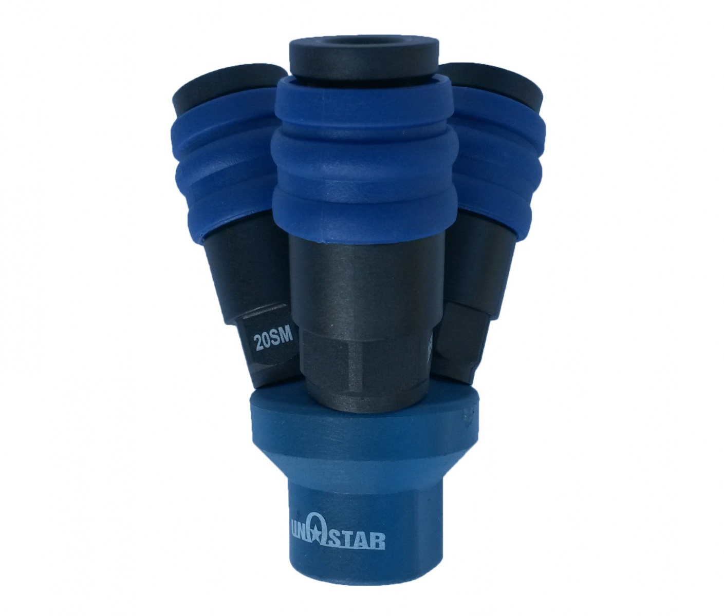 Oro paskirstytojas su 3 lizdais Y-tipo 1/4 Oro paskirstytojas su 3 lizdais Y-tipo 1/4