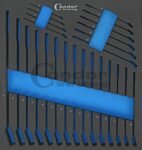 Paraloninis dėklas raktam  vežimėliui