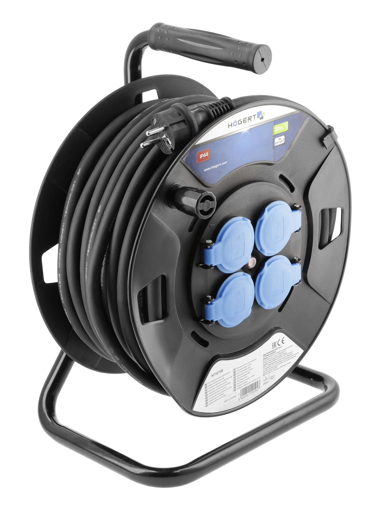 Prailgintuvas ritėje 30m ilgio / 3x2 Prailgintuvas ritėje 30m ilgio / 3x2