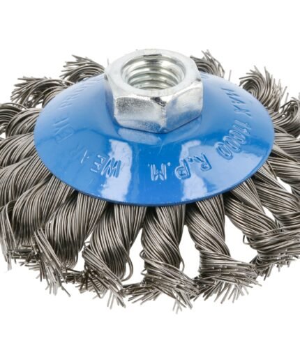 Šepetys disko tipo plieninis 100mm