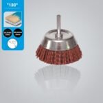Šepetys drėlei kūginis nailoninis 20 mm