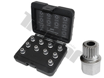 Spec. galvutės BMW ratų slapukams atsukti / 10dalių