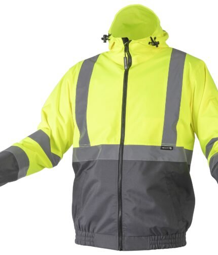 Šviesą atspindinti vasarinė striukė su gobtuvu XL