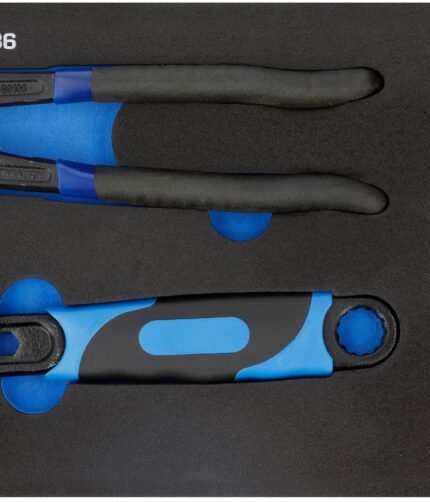 Suvedamų raktų ir replių komplektas / su dėklu vežimėliui