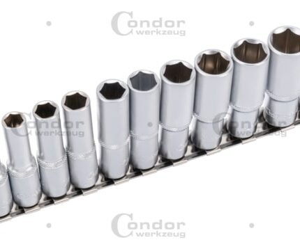 Ilgų galvučių komplektas 3/8" 6k. (6-19 mm)