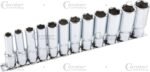 Ilgų galvučių komplektas 3/8" 6k. (8-19 mm) profi (Xcess)
