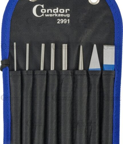 Kaltų ir išmušėjų komplektas 8dalių