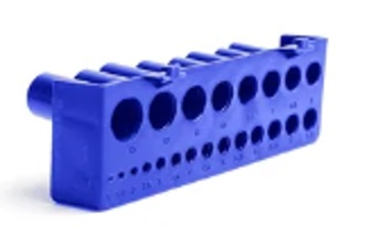 Plastikinis laikiklis grąžtams stendui / 1-13mm (22 vietos)