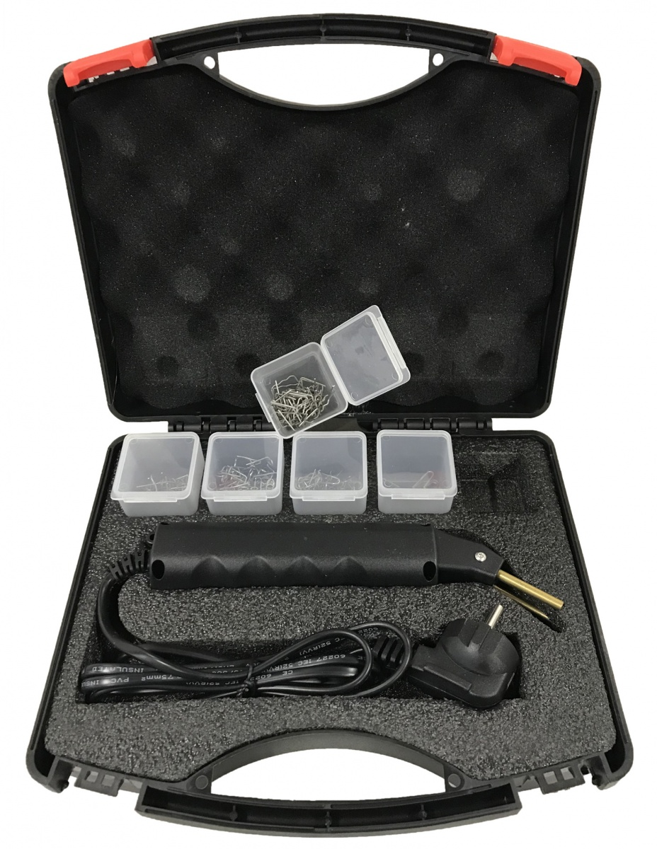 Plastiko suvirinimo aparatas 70W su kabėmis Plastiko suvirinimo aparatas 70W su kabėmis