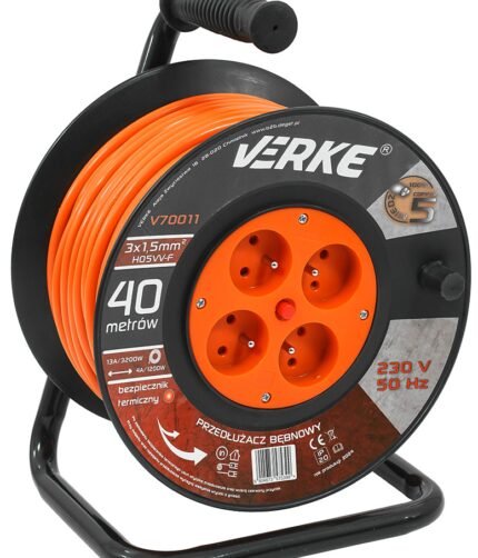 Prailgintuvas ritėje 3x1.5mm2 40m Orange