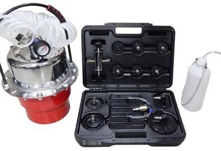 Stabdžių nuorinimo įrankis su adapteriais