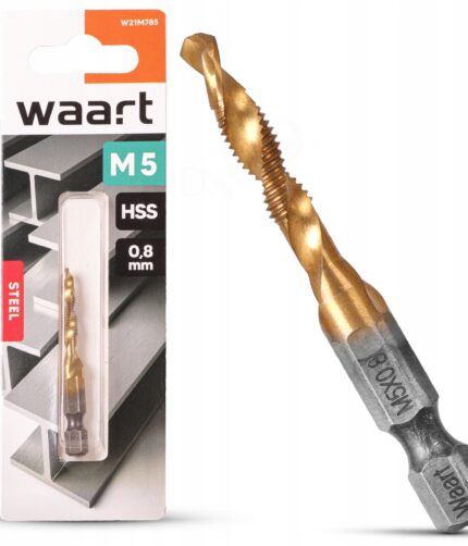 Grąžtas / sriegiklis HSS M5 x 0.8 x 57.5x32mm