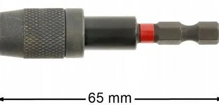 Smūginis 1/4 antgalių laikiklis 65mm