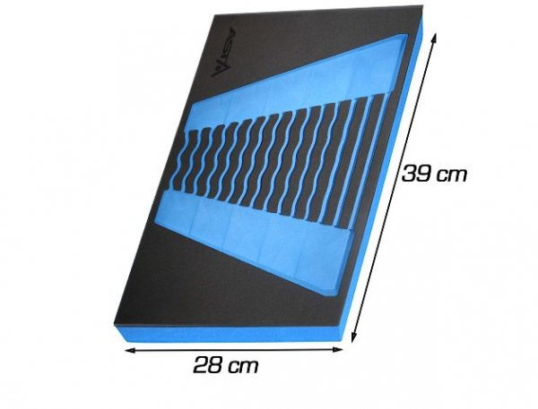 Tuščias dėklas vežimėliui / kombinuotiems raktams Tuščias dėklas vežimėliui / kombinuotiems raktams