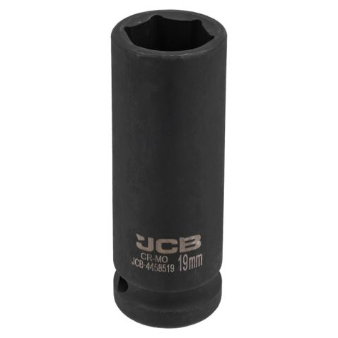 Galvutė CrMo 1/2 prailginta 19mm JCB Galvutė CrMo 1/2 prailginta 19mm JCB