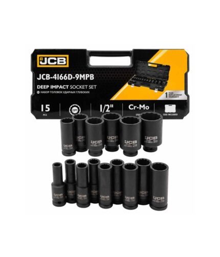 Galvutės ilgos 12-K 1/2'' Cr-Mo 10-36mm 15vnt.