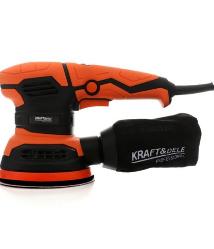 Šlifuoklis orbitinis 125mm 1200W (230V) oranžinis
