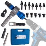 Kniediklis gręžtuvui - srieginėms kniedėms + plieninėm kniedėms M3-M12 / 2