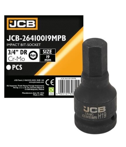 Antgalis smūginis H22mm šešiakampis 3/4