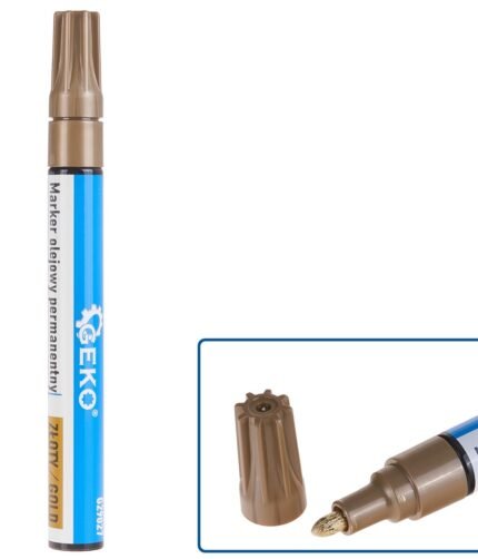 Markeris permanentinis aukso spalvos