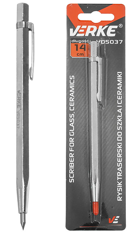 Žymeklis su kietmetaliu keramikai 140mm Žymeklis su kietmetaliu keramikai 140mm