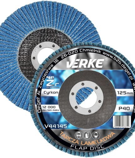 Diskas žiedlapinis 125mm P40 / cyrkon