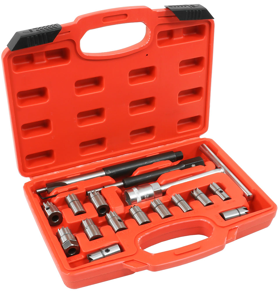 Dyz. purkštukų frezos - raiberiai 17 vnt. Dyz. purkštukų frezos - raiberiai 17 vnt.