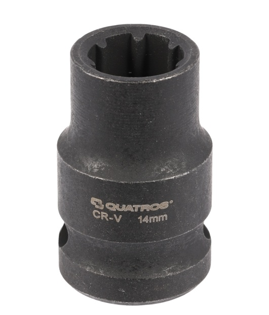 Galvutė 1/2 suportams 7-kampė 14mm (Audi) Galvutė 1/2 suportams 7-kampė 14mm (Audi)
