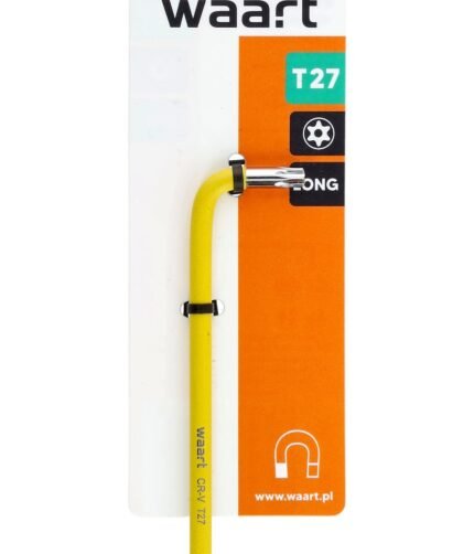 L-formos raktas TORX T27 110mm magnetinis su skyle