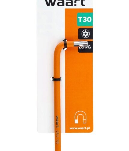 L-formos raktas TORX T30 119.5mm magnetinis su skyle