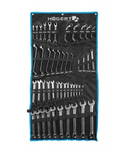 Didelis įvairių raktų komplektas paklodėje 47dalių