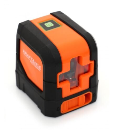 Lazerinis matuoklis kryžminė žalia šviesa