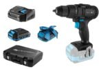Akumuliatorinis gręžtuvas 18V 50 Nm + 2 baterijos