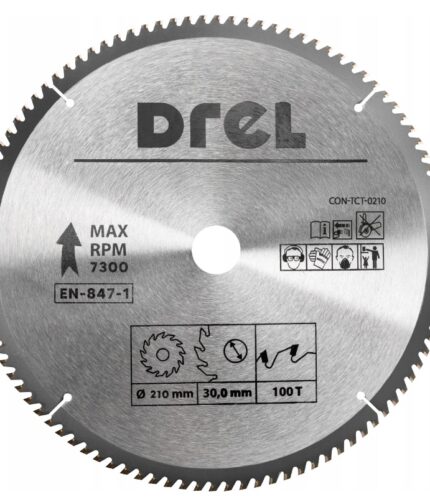 Pjovimo diskas 210x30mm 100T su kietmetaliu