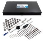 Sriegiklių ir sriegpjovių komplektas 60dalių (metrinis+colinis)