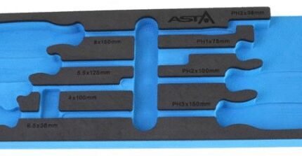 Tuščias dėklas vežimėliui / atsuktuvams 8 dalių