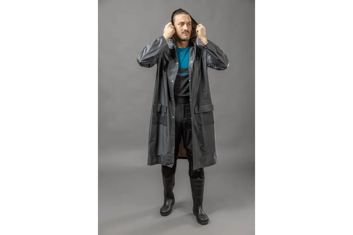 Lietpaltis tamsiai pilkas S (48) Lietpaltis tamsiai pilkas S (48)