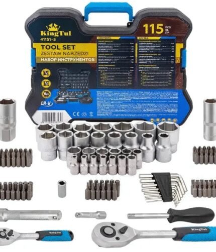 Įrankiai CV 1/4"1/2" 115vnt.