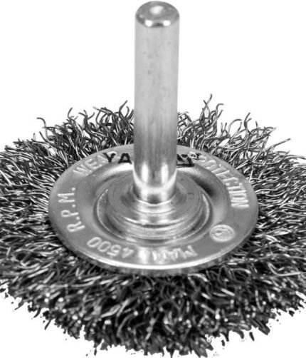 Šepetys minkšta viela inox drėlei 50mm