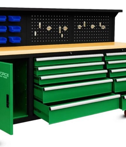 Darbastalis mediniu stalv. su perf. sienele