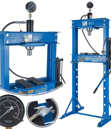 Hidraulinis presas 20T su manometru ir pompa