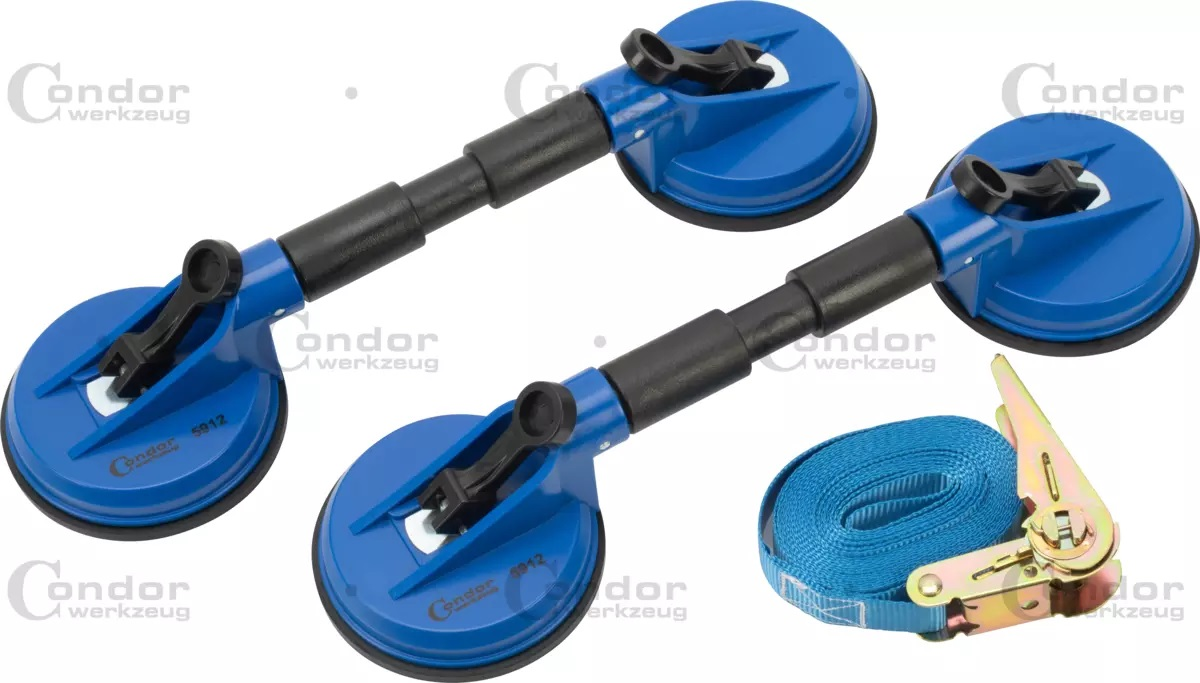 Stiklo laikikliai 2vnt.su terkšliniu diržu Stiklo laikikliai 2vnt.su terkšliniu diržu