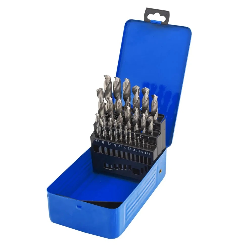 Grąžtai metalui HSS 1-13mm 25vnt. Grąžtai metalui HSS 1-13mm 25vnt.