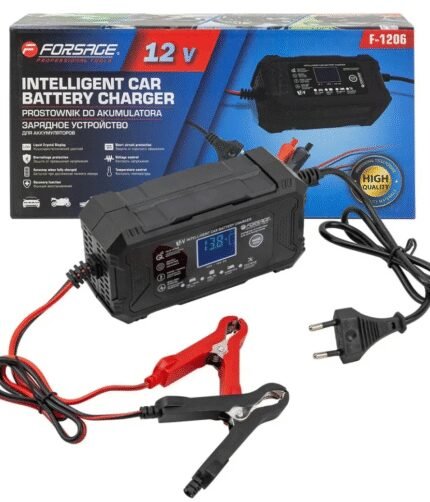 Įkroviklis universalus LCD 12V 6A