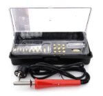 Medžio ir odos degintuvas su 23 antgaliais