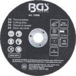 Pjovimo diskeliai Ø 75 x 1.0 x 10 mm (5vnt.)