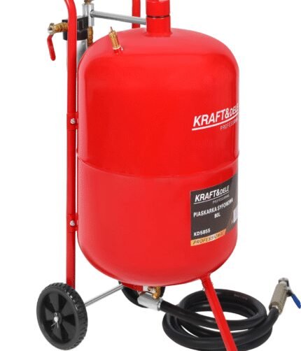 Smėliasrovė/smėliapūtė 80L+aksesuarai