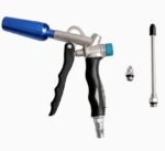 Orinis nupūtėjas su oro srauto reguliatoriumi