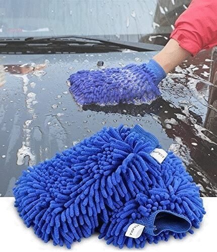 Automobilių plovimo šluostės/pirštinės