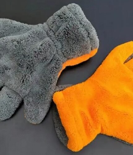 Koralų vilnos automobilių plovimo pirštinės